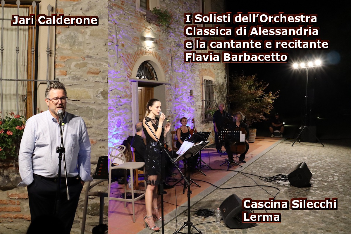 Sabato sera 8 agosto, a Lerma, si è svolta una bella iniziativa nata dal patron Roberto Calderone, che da parecchi anni unisce la storicità della Cascina Silecchi a splendide serate aperte ad amici, cittadini di Lerma e conoscenti. L’accoglienza è sempre di tutto rilievo, grazie alla collaborazione della famiglia e dello staff: tutto ineccepibile e in un ambiente amichevole.
