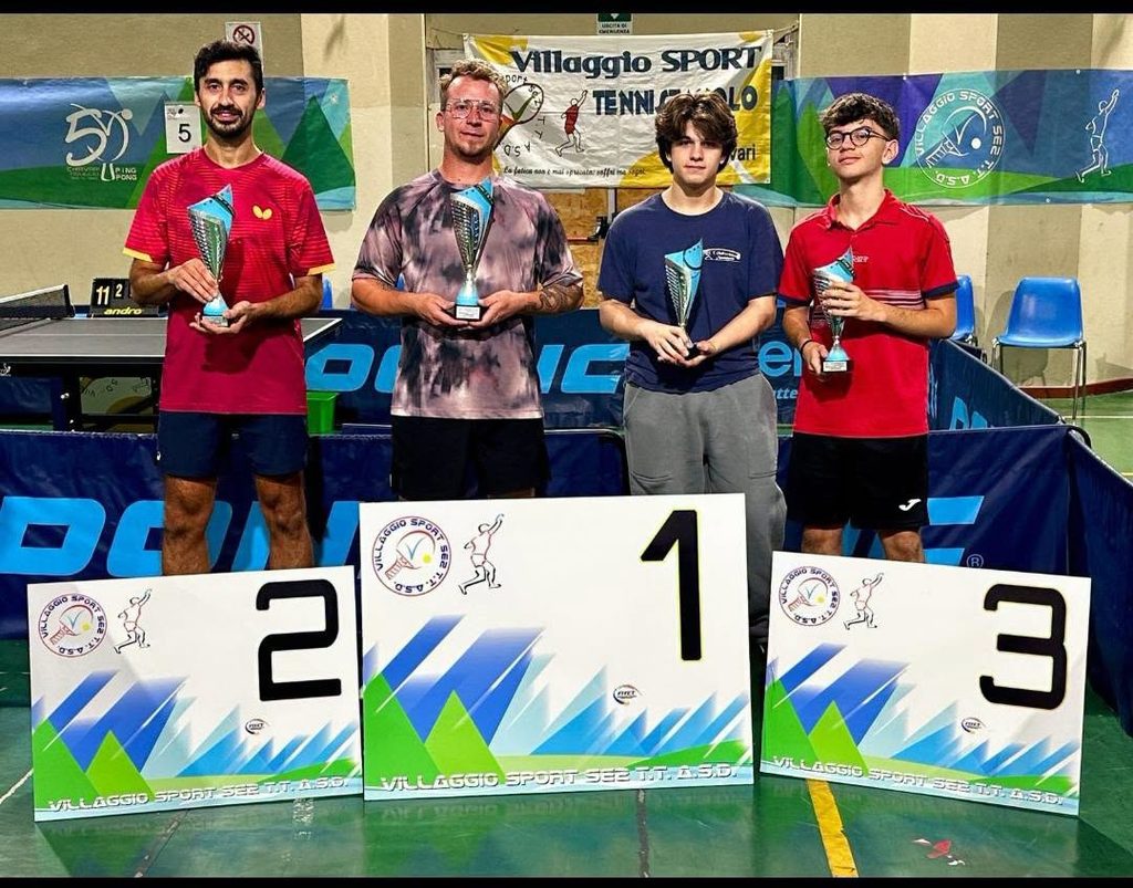 Chiavari: Tennistavolo, Andrea Caviglia vincitore al Grand Prix